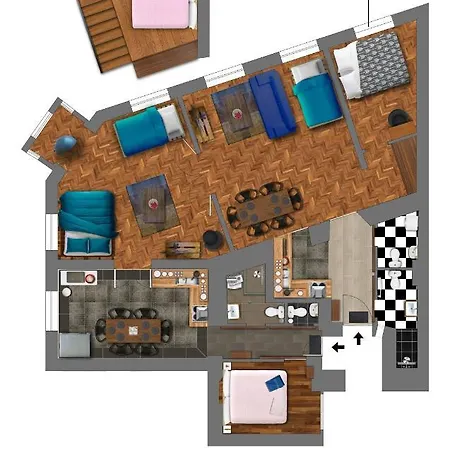 Apartment Walnuttree Loft Style Prestige Budapest